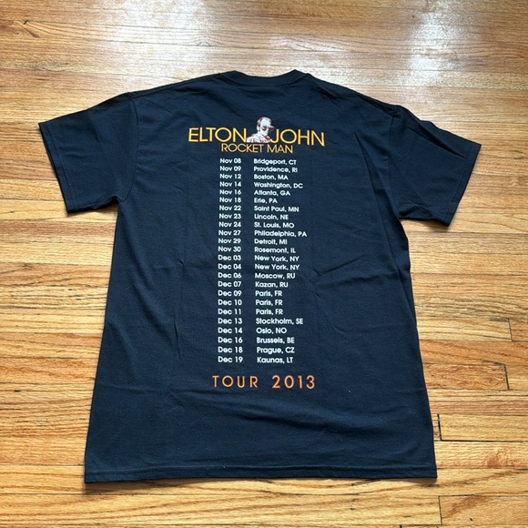 Elton John T-Shirt / Rocket Man Tour 2013 / Medium - Picture 4 of 7